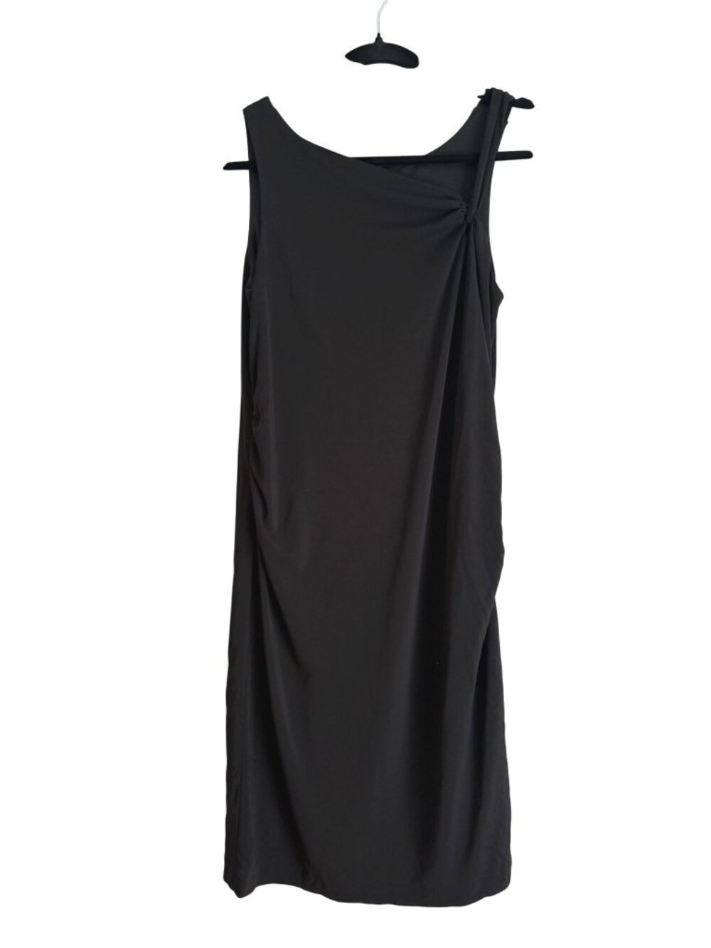 NWT A Pea in the Pod Sleeveless Black Maternity Sheath Dress Size M $225 [jb]
